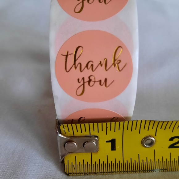 New! 500 Piece Thank you stickers - Picture 5 of 5